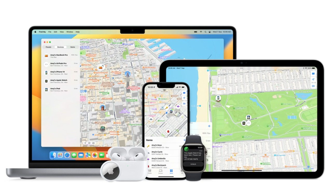 Find My Device (Google) / Find My iPhone (Apple)
